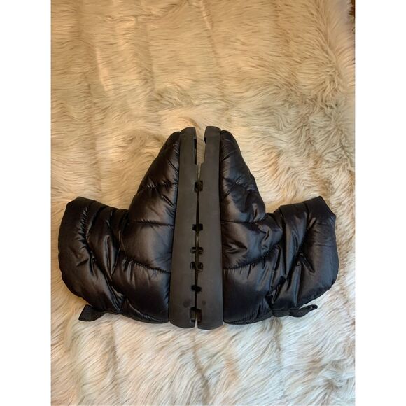 Piumestudio Luna Black Pillow Boot Womens 37/6.5 Ankle Bootie Vegan - Picture 7 of 10